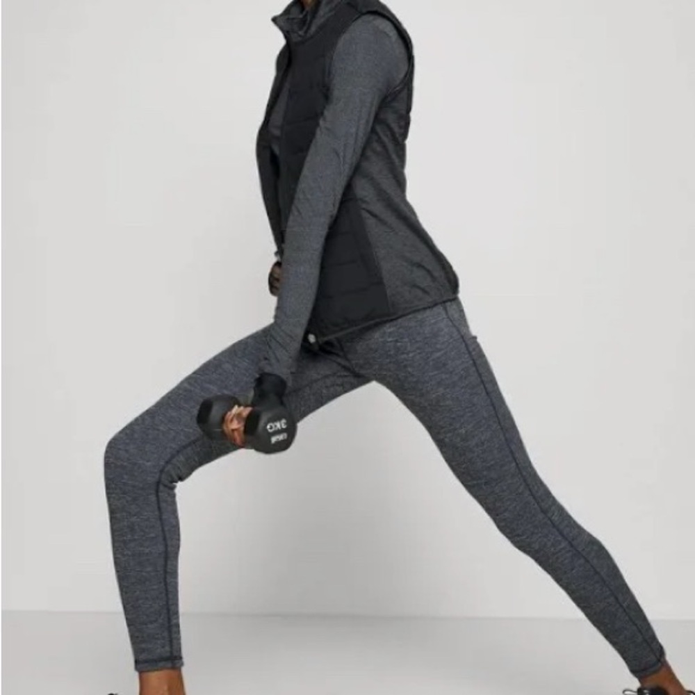 Athleta Altitude with Polartec Insulated Gray Leggings